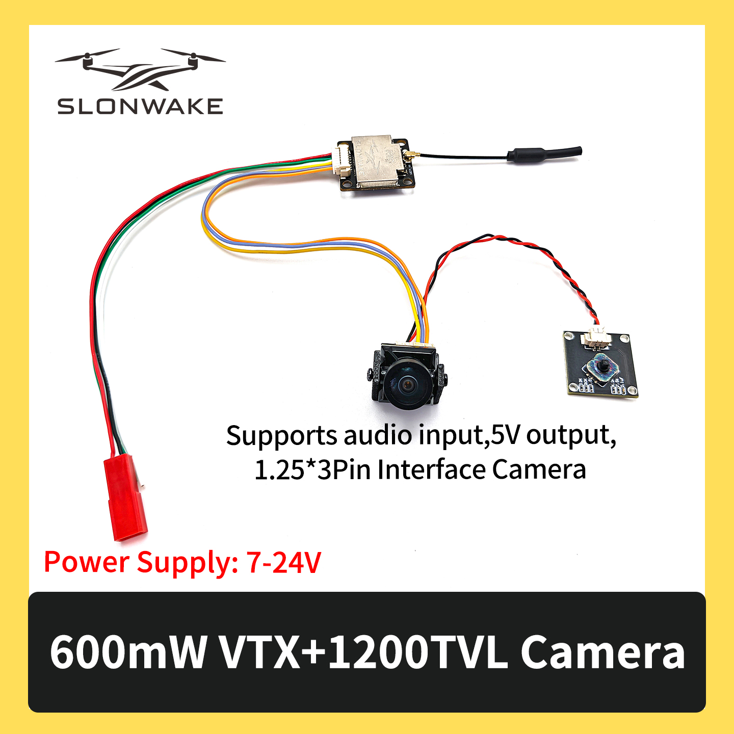 SLONWAKE 5.8G 600mW 7-24V FPV  - Fpv Drone Frame review and price