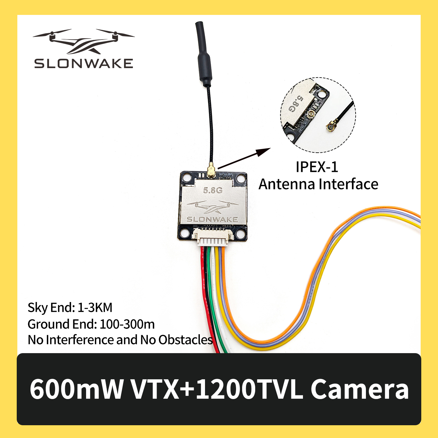 SLONWAKE 5.8G 600mW 7-24V FPV  - Fpv Drone Frame review and price