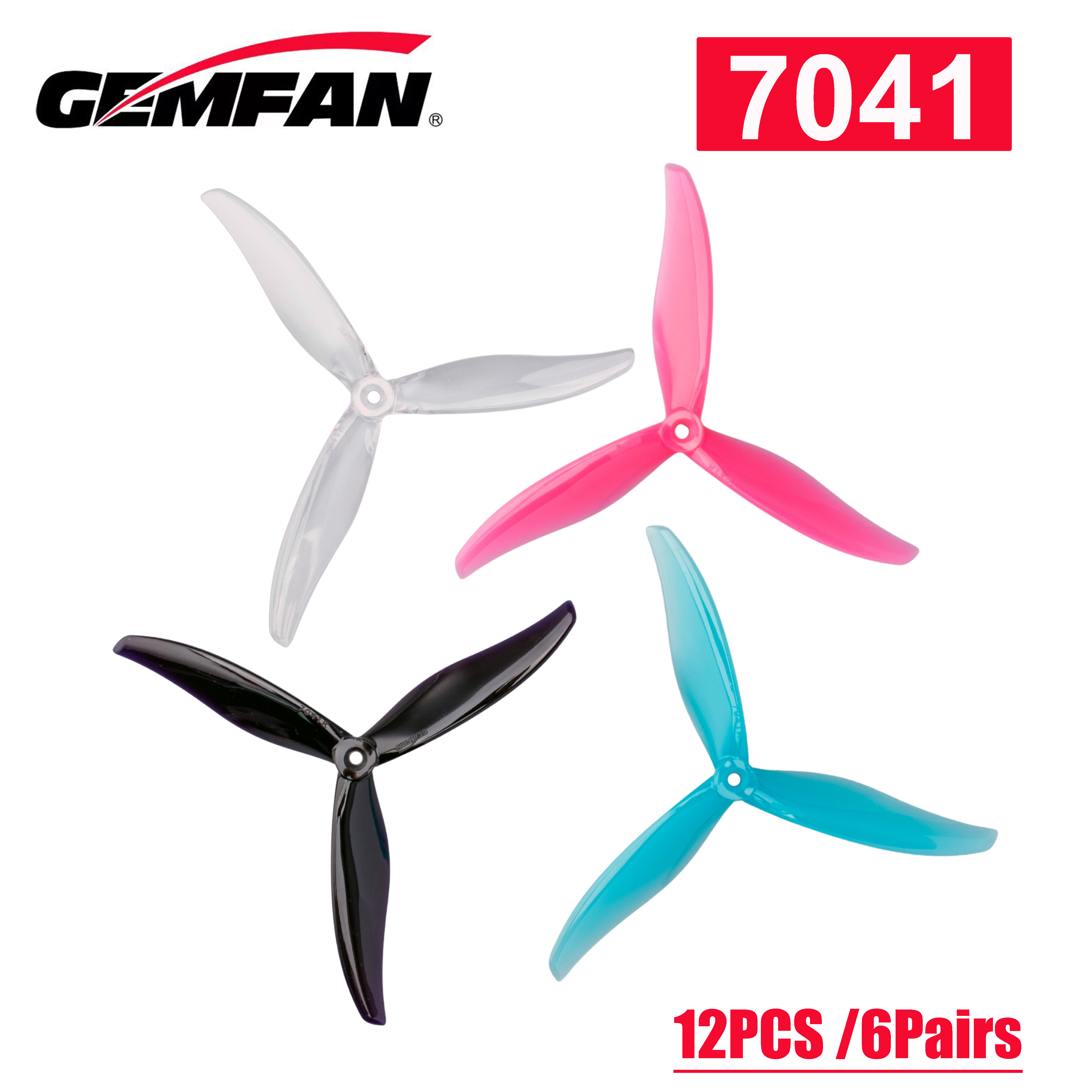 NEW12PCS /6Pairs Gemfan Flash  - Fpv Drone Propeller review and price