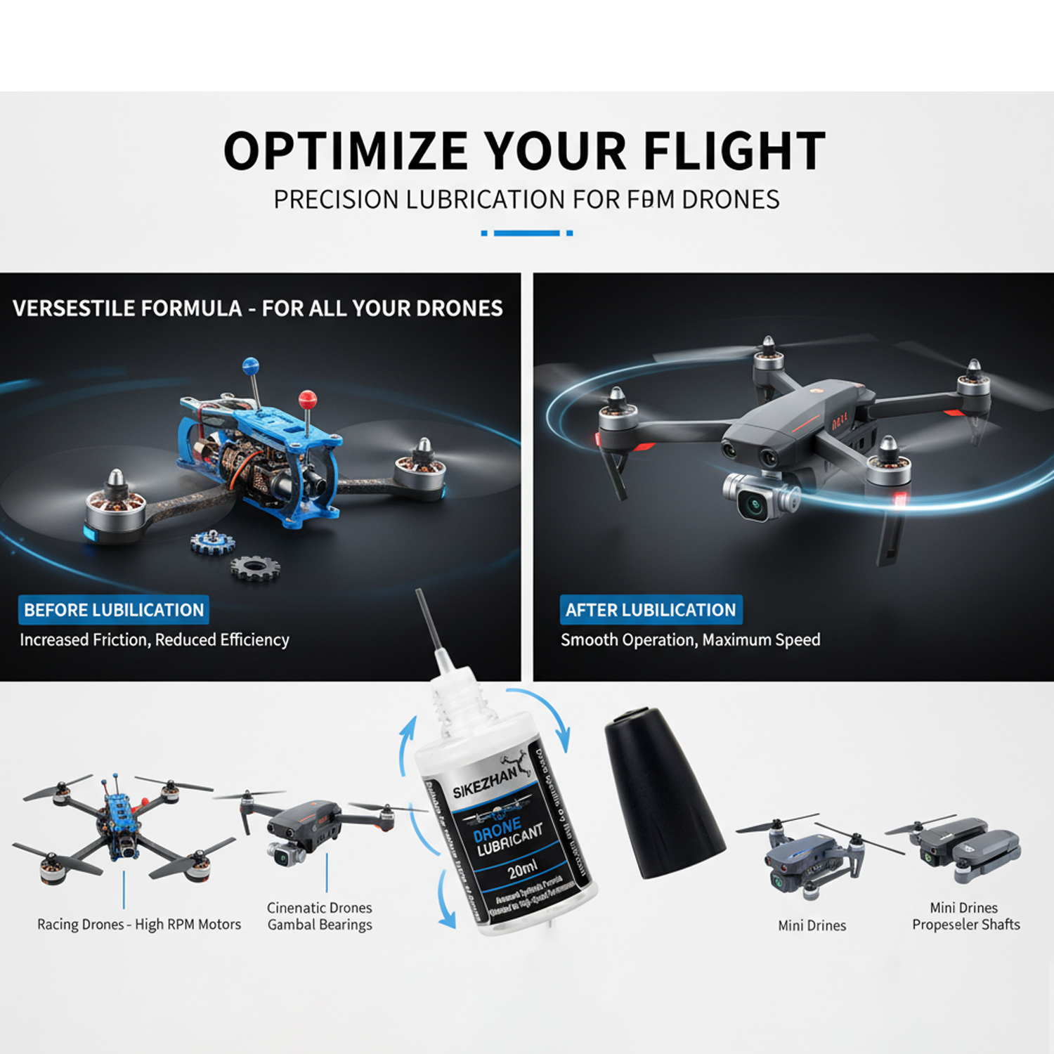 Micro Drone Motor Bearing Lubr - Fpv Drone Motor review and price
