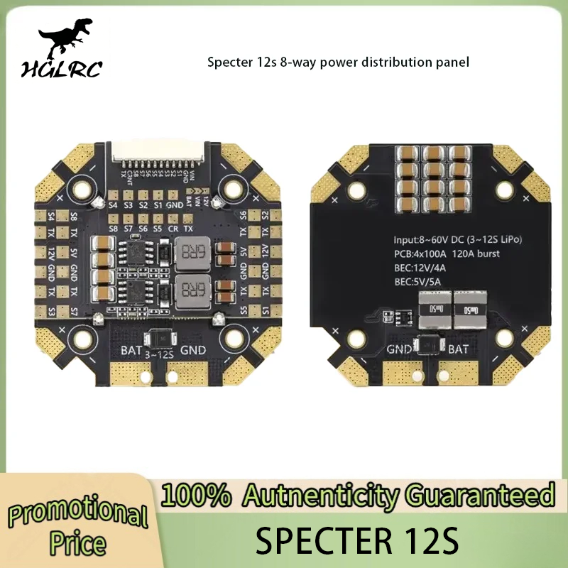 HGLRC SPECTER 12S PDB Distribu - Fpv Drone Motor review and price