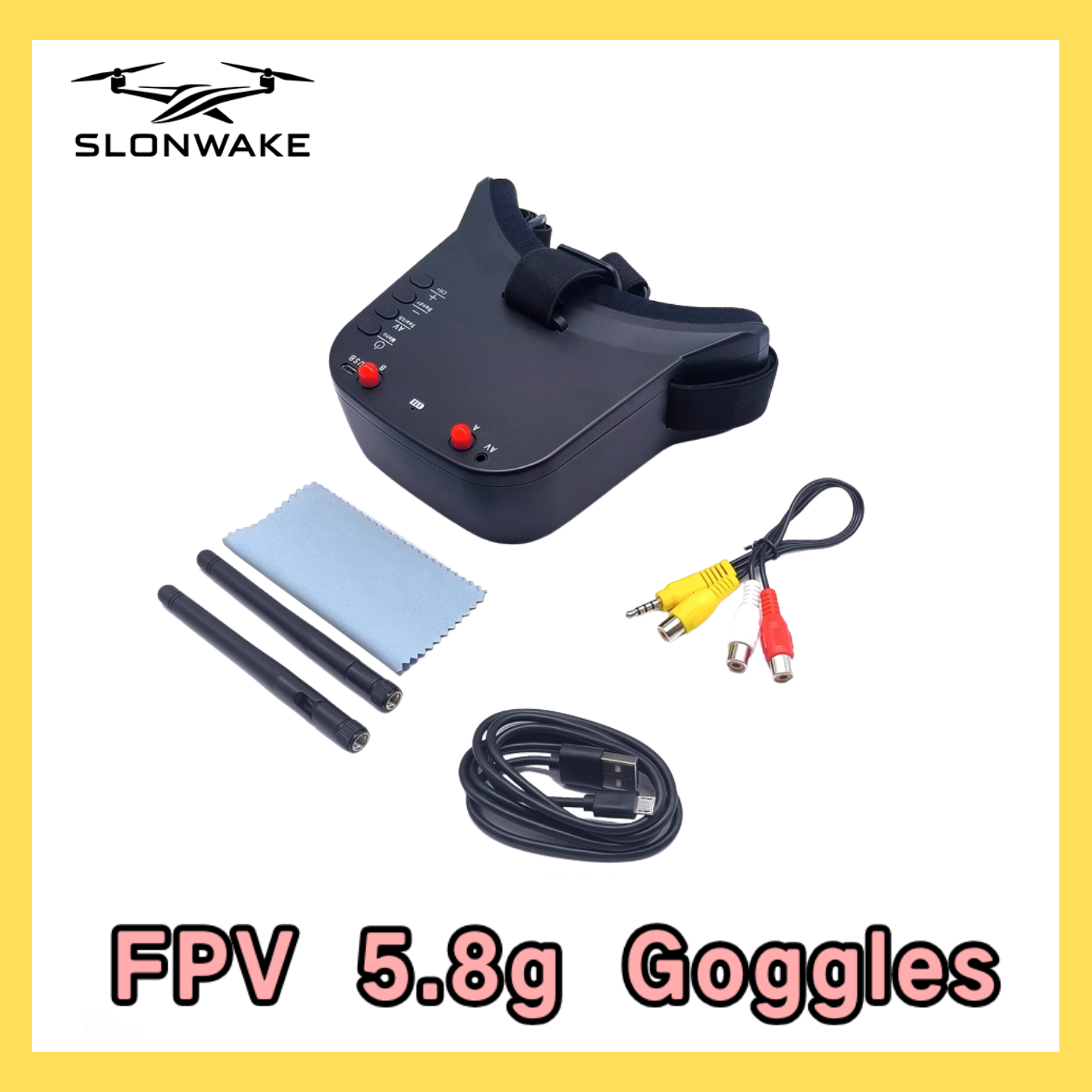 SLONWAKE 5.8G 48CH FPV 400mw V - Fpv Drone Frame review and price