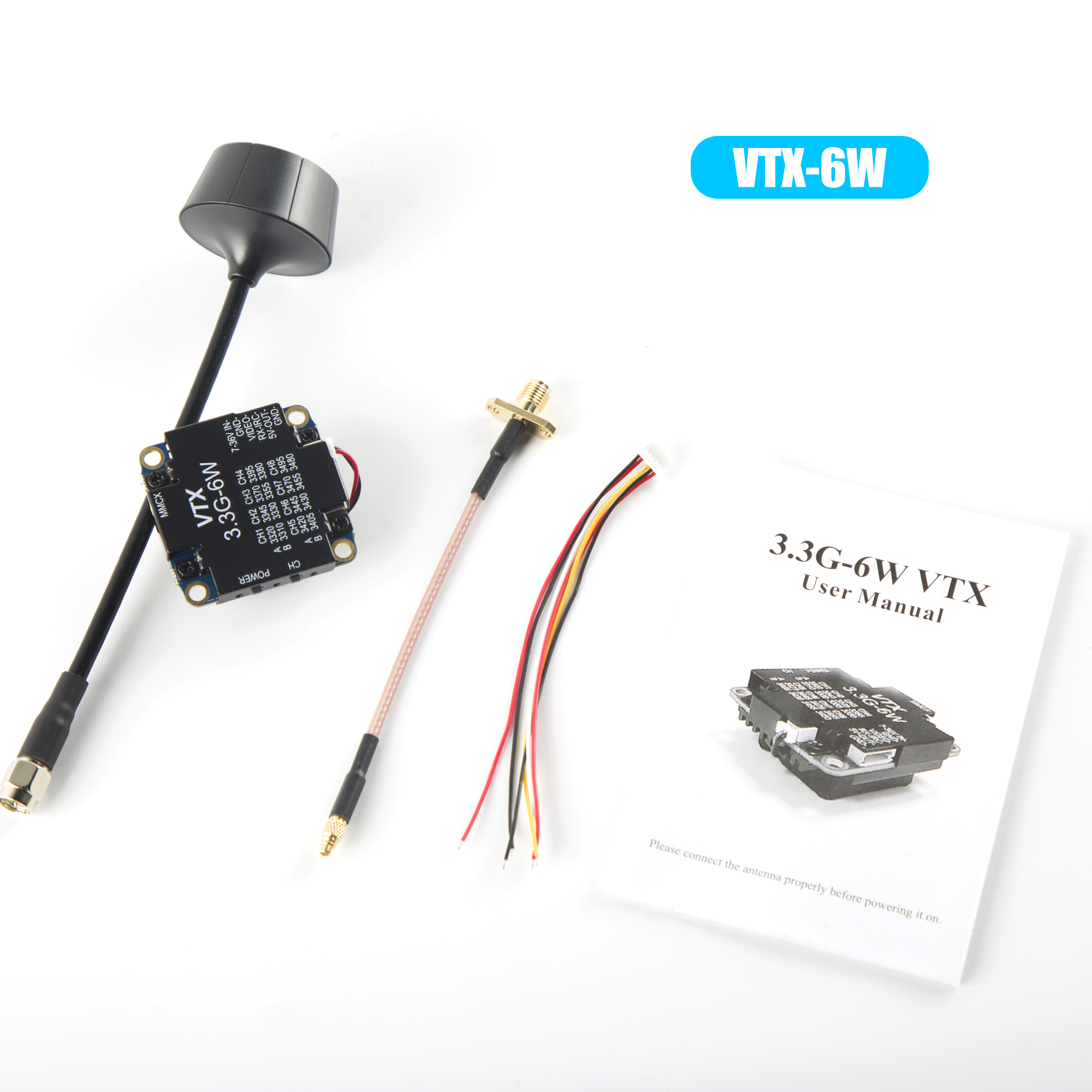 FPV Video Transmitter 3.3G 6W  - Fpv Drone Vtx review and price