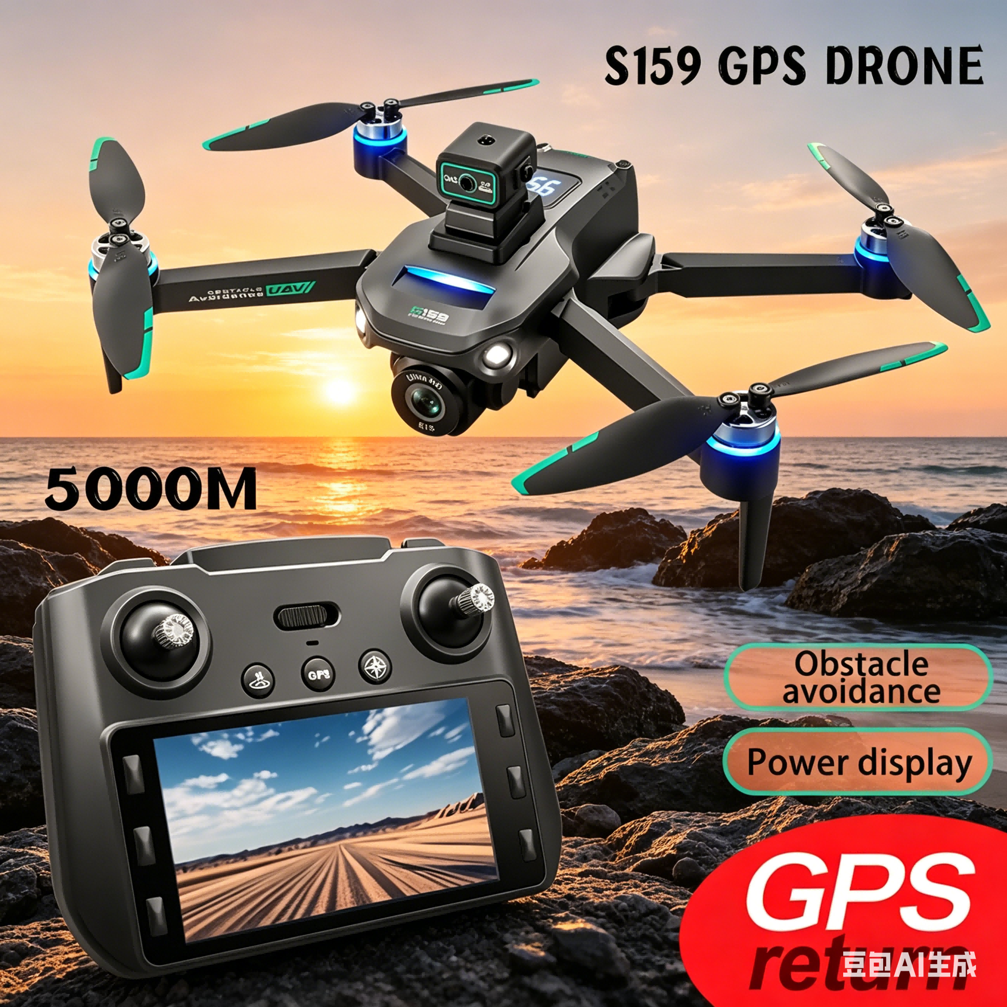 S159 GPS Drone 4K Profesional  - Fpv Drone Charger review and price